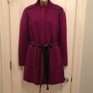 Carlisle long reversible wool sweater